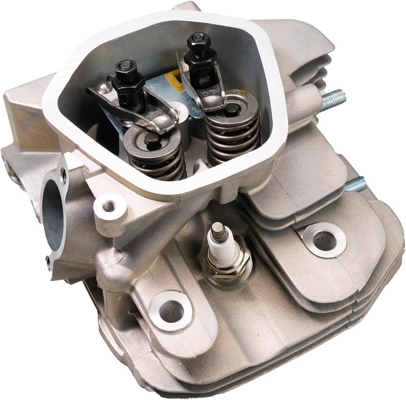 JJing Assembled Cylinder Head Assembly Kit Compatible with Champion 270cc 292cc 301cc 312cc Engine 6250 5000 Watts Generator 32 ton Log Splitter and More - Image 2
